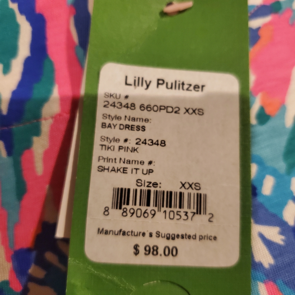Lily Pulitzer Dress XXS SMALL HOLE UNDER LEFT ARMPIT PTP 16 - Picture 5 of 5
